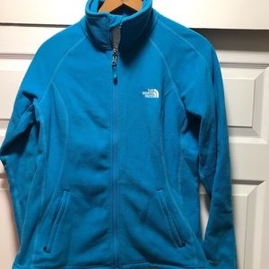 Blue zip up fleece